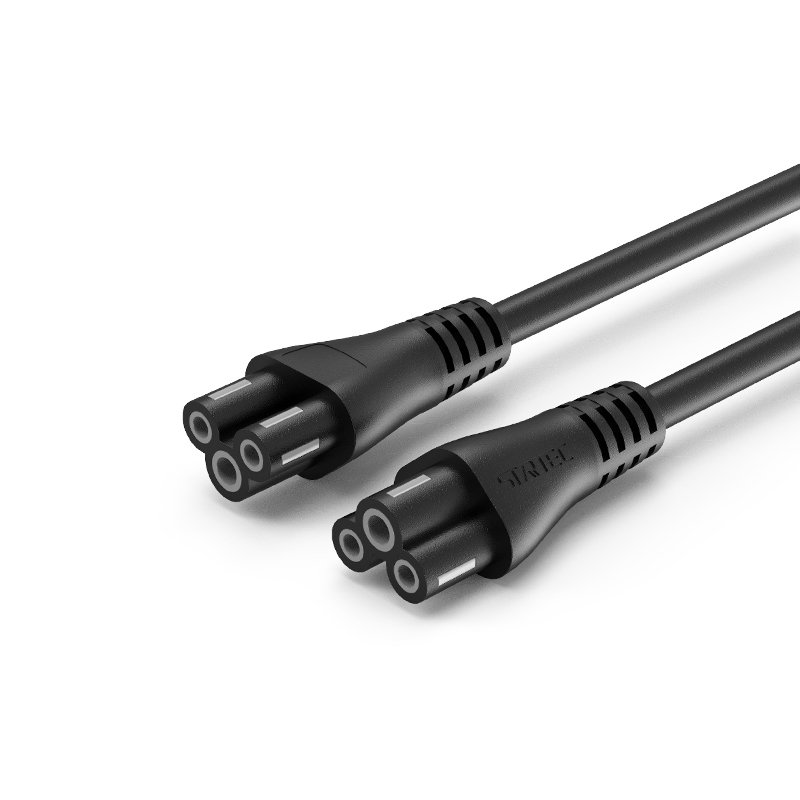 Steker AS Bersertifikat UL ke Konektor IEC C5 Kabel Listrik berbentuk bunga plum